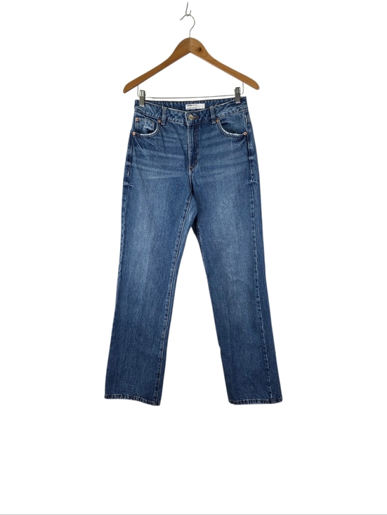 Garage Denim - Garage Denim Juniors Size 3 90s Straight Jeans Washed Charlie Blue Mid Cotton
